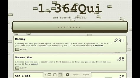 Spacebar Clicker World Record 136 Quintillion Youtube