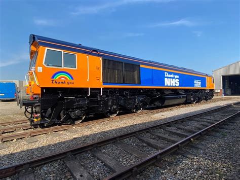 Gb Railfreight Unveils Thank You Nhs Livery On Class 66