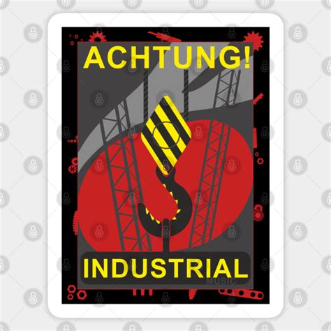 Industrial music - Industrial Music - Sticker | TeePublic