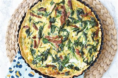 Quiche Met Spinazie Pesto En Kip ByAranka Nl