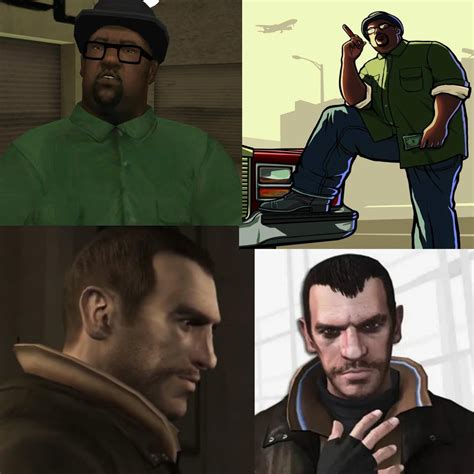 Big Smoke Looks Like A Younger Niko Bellic Rgta