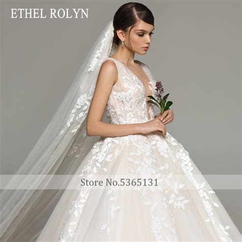 Ethel Rolyn Princess Wedding Dresses A Line Elegant Off The