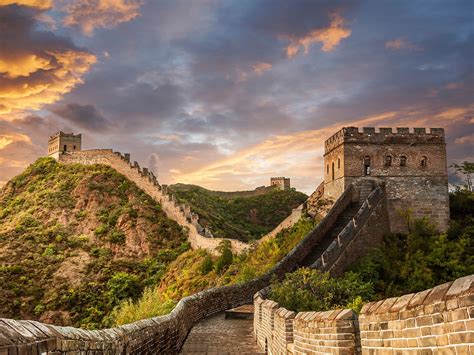 Majestic Great Wall Sunset China 2023 Bing 4K Preview | 10wallpaper.com