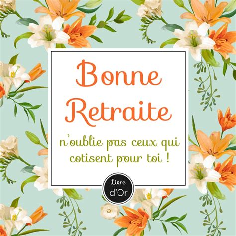 Bonne Retraite Livre D Or Pour D Part La Retraite Cadeau Pour Pot