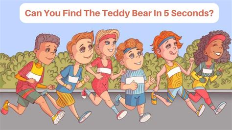 Brain Teaser Iq Test Are You Observant Enough To Find The Teddy Bear In 5 Seconds