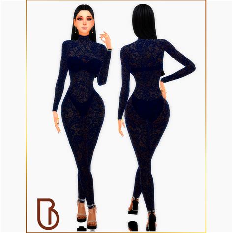 Download Romper Lace Mia Version 1 The Sims 4 Mods Curseforge