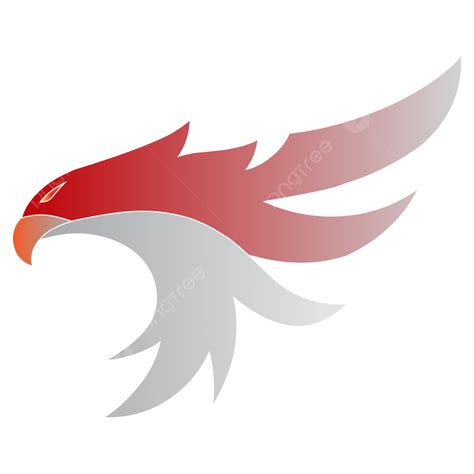 Gambar Desain Vektor Logo Elang Elang Burung Tanda Pn