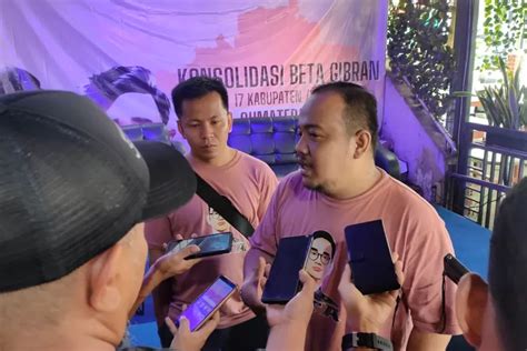 Adakan Konsolidasi Dpw Beta Gibran Sumsel Ajak Milenial Berpartisipasi