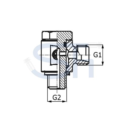 Schmid Hydraulik GmbH Schwenkverschraubung 10L R 3 8