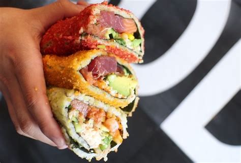 The Hot Cheeto Sushi Burrito Is A Real Thing You Can Eat Now Sushi Burrito Food Workout Food