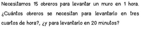 Solved Necesitamos 15 Obreros Para Levantar Un Muro En 1 Hora