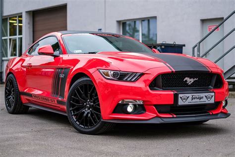 Hd Wallpaper Red Ford Mustang Gt Coupe Usa Car Auto Transport Design Wallpaper Flare