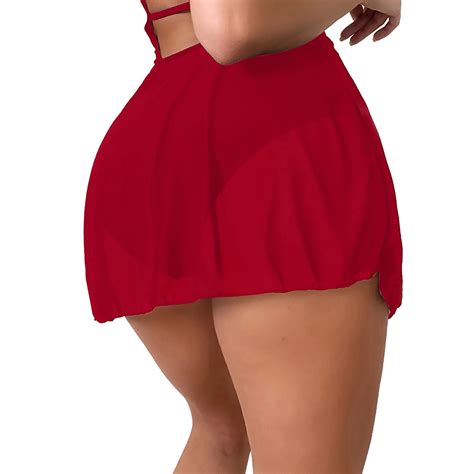 Wedfrse Swim Shorts Women High Waisted Bikini Bottoms Solid Color High