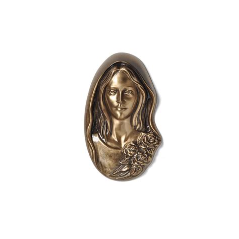 Madonna With Roses Emblem Global Bronze Inc