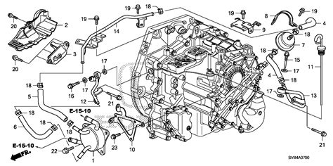 Honda Civic Coupe Pipe A Atf Transmission Rpc Honda