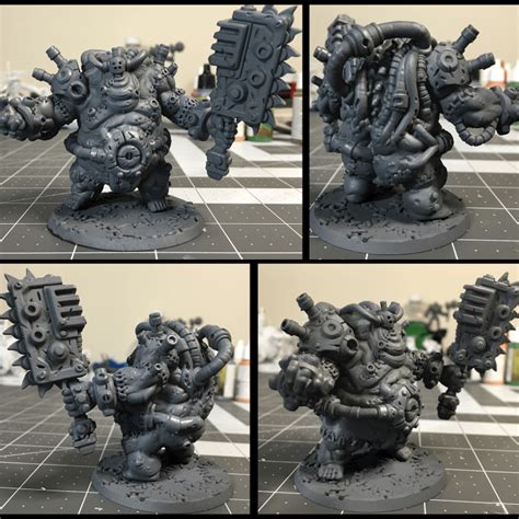 D Printable Wargast Blight Hulk By Battle Yak Miniatures