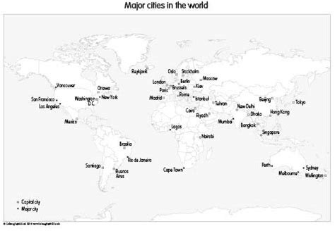 Major cities of the World (set of 3) - Cosmographics Ltd