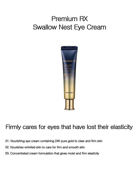 Tonymoly Premium Rx Swallow Nest Eye Cream Ibbi Korean Cosmetics