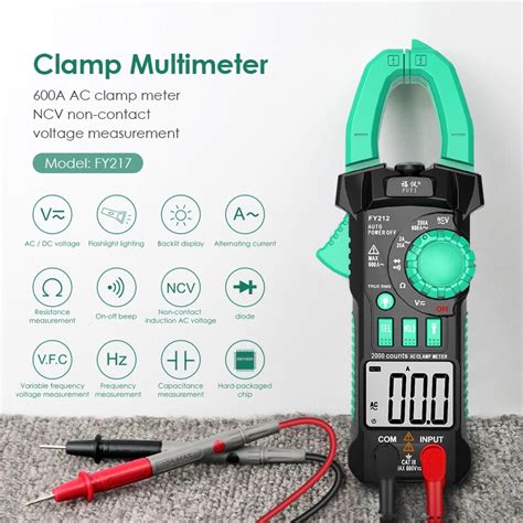 Ac Dc Klemme Multimeter Vfc Digital Klemme Meter Grandado