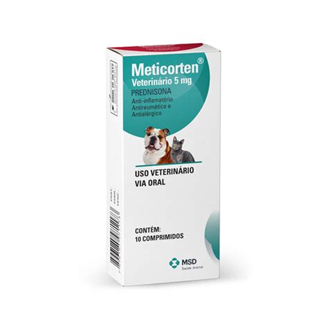 Qual A Dosagem De Prednisona Para Cachorro - Anti-inflamatório Meticorten 5mg Prednisona para Cães 10 comprimidos ...