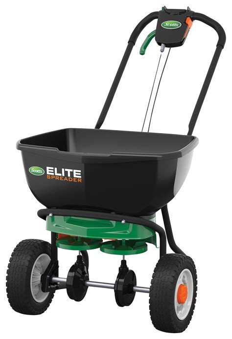 Scotts Elite Push Yard Spreader For Grass Seed Fertilizer Salt And