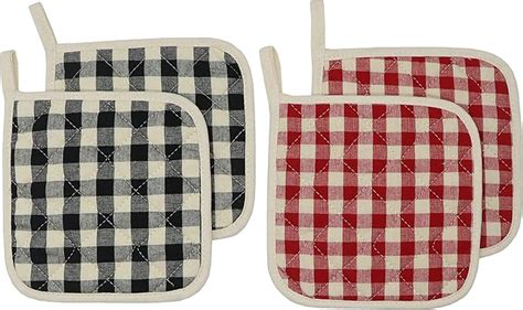Amazon Cotton Pot Holders Heat Resistant Hot Pads For Kitchen Multipurpose Quilted Pot