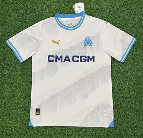 Maillot De Foot Saison 2023 2024 Olympique De Marseille Flocage