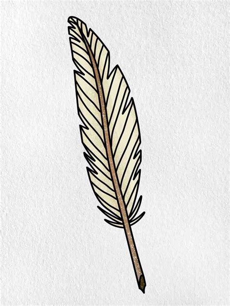 Feather Pen Drawing Helloartsy