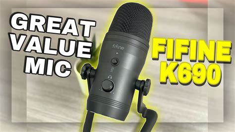 Great Value Microphone Fifine K690 Review And Audio Test Youtube