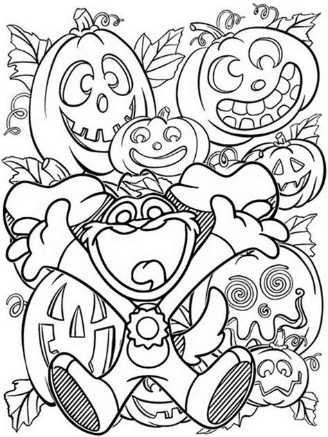 Coloring Page Dogday Poppy Playtime Halloween 6