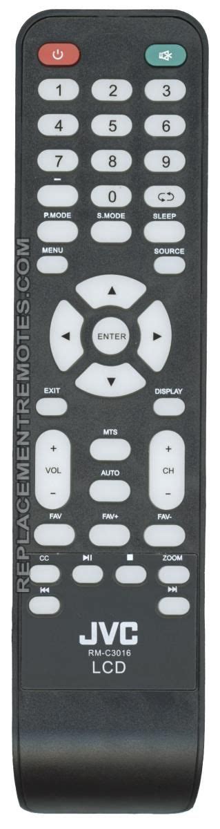 Jvc Rmc Tv Remote Control Dan S Electronics Blog