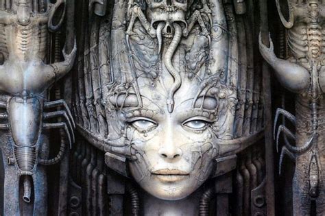 Кошмарные работы ГР Гигера художника Чужого Alien Artist Hr Giger Art Artist