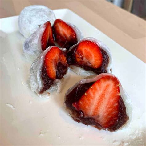 Strawberry Mochi Ichigo Daifuku Recipe Video