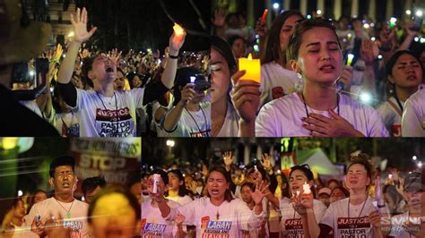 Candle Lighting Sa Laban Kasama Ang Bayan Prayer Rally Ramdam Ang