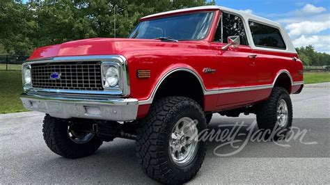 1972 Chevrolet K5 Blazer Custom Suv Vin Cke182f174219 Classic Com