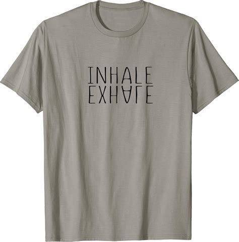 Inhale Exhale T Shirt Uk Clothing