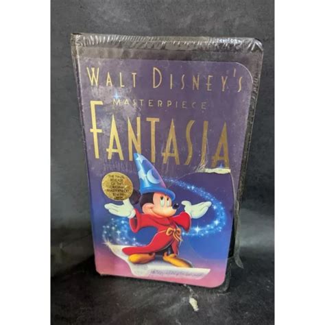 Walt Disney S Masterpiece Fantasia Vhs Sealed Collectible Tape Read