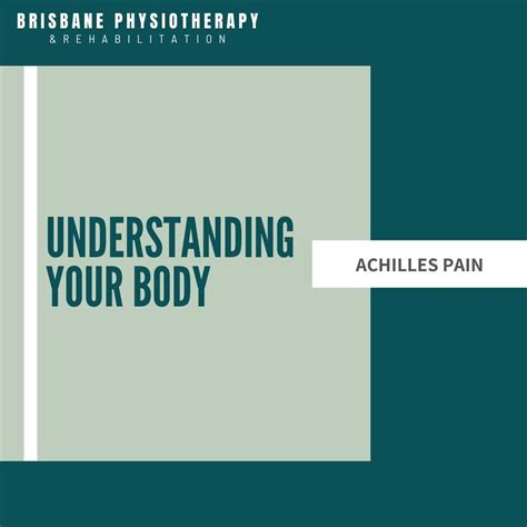 Achilles Pain & Injuries - Symptoms, Treatment & Exercises - Brisbane Physiotherapy