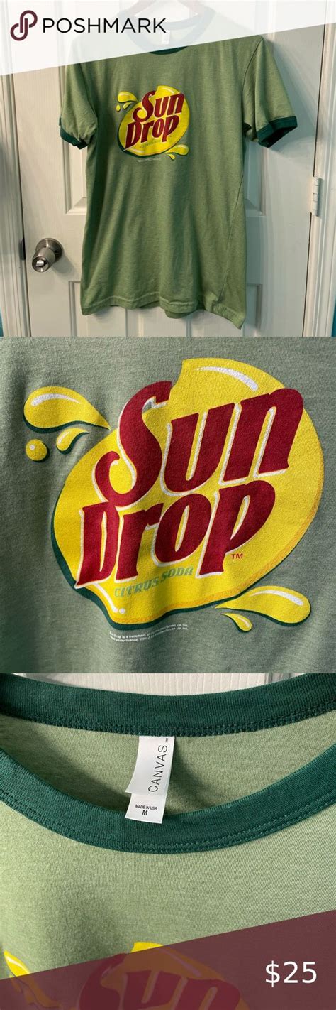 🥤 Canvas Sundrop Logo T Shirt Medium Tshirt Logo Logo T Shirt