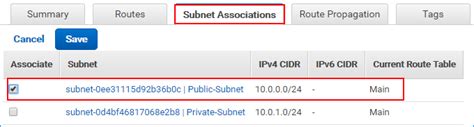 3 Associate Subnets With Table Routes