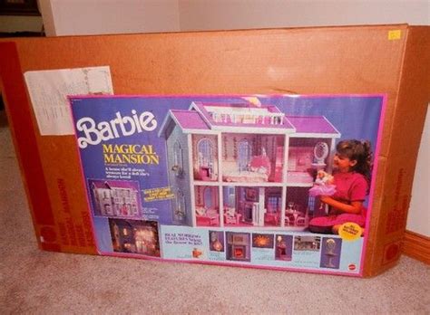 1990 Barbie Magical Mansion 4438 Scroll Logo Mattel Rare In