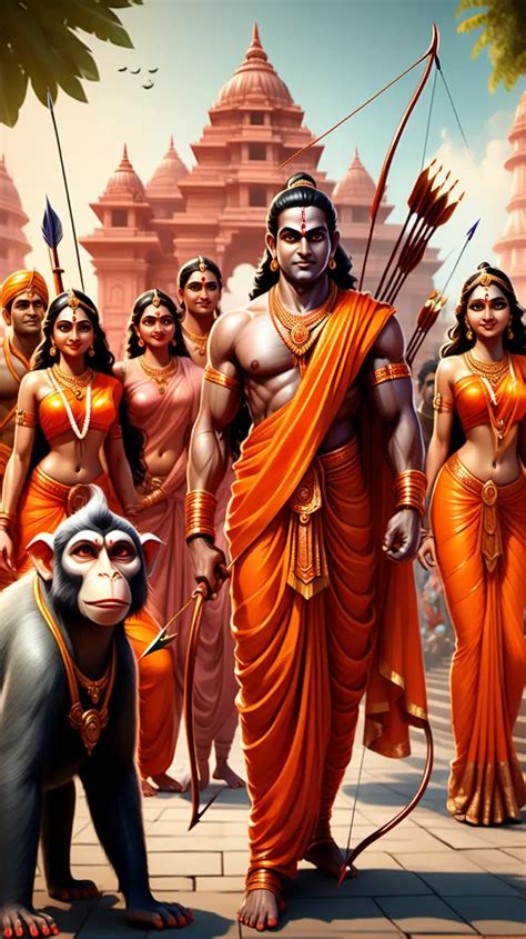 Lord Ram And Sitas Joyful Return To Ayodhya A Disneyinspired