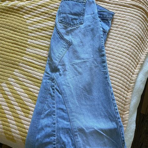 Vintage Denim Maxi Skirt Vintage Old Navy Size 14 Depop