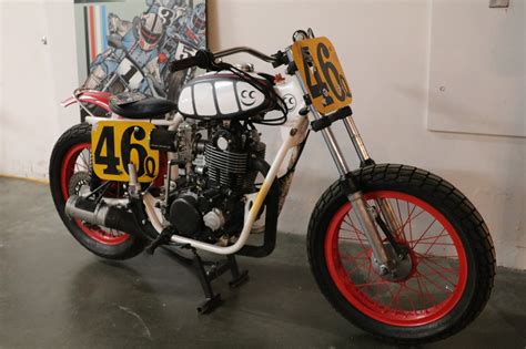 Oldmotodude Yamaha Tt500 Flat Tracker On Display At The 2020 One