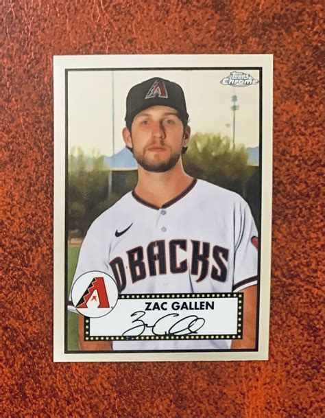 ZAC GALLEN 2021 Topps Chrome Platinum Anniversary 442 Arizona