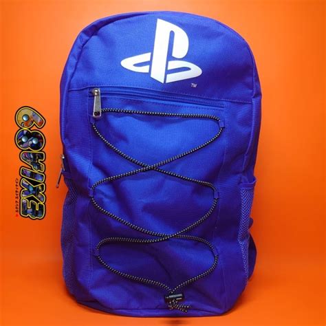 Playstation Rucksuck Blue Official Licensedplaystation Backpack