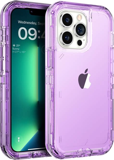 Amazon ORIbox For IPhone 13 Pro Max 12 Pro Max Case Purple 10 FT