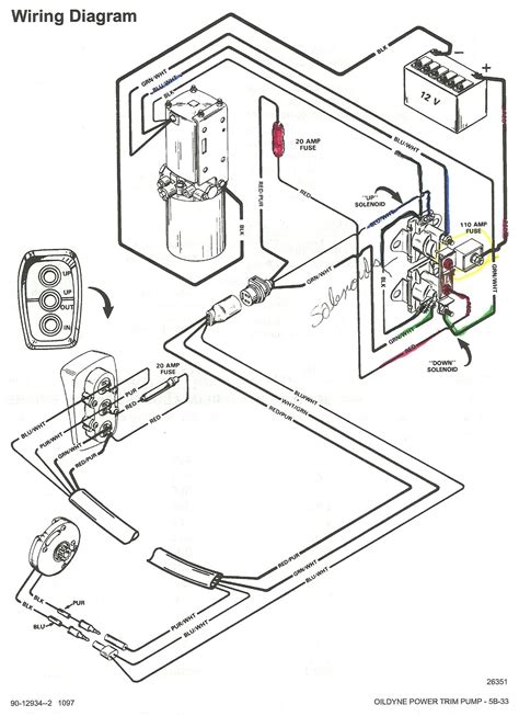 Tilt And Trim Motor Wiring Diagram Mercury Outboard Tilt Wir