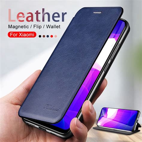 Halterung Leder Magnetischen Flip Fall Auf F R Xiaomi Mi T Redmi