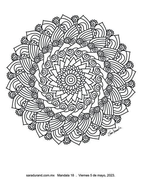 Mandala Para Iluminar De Mayo Sara Durand